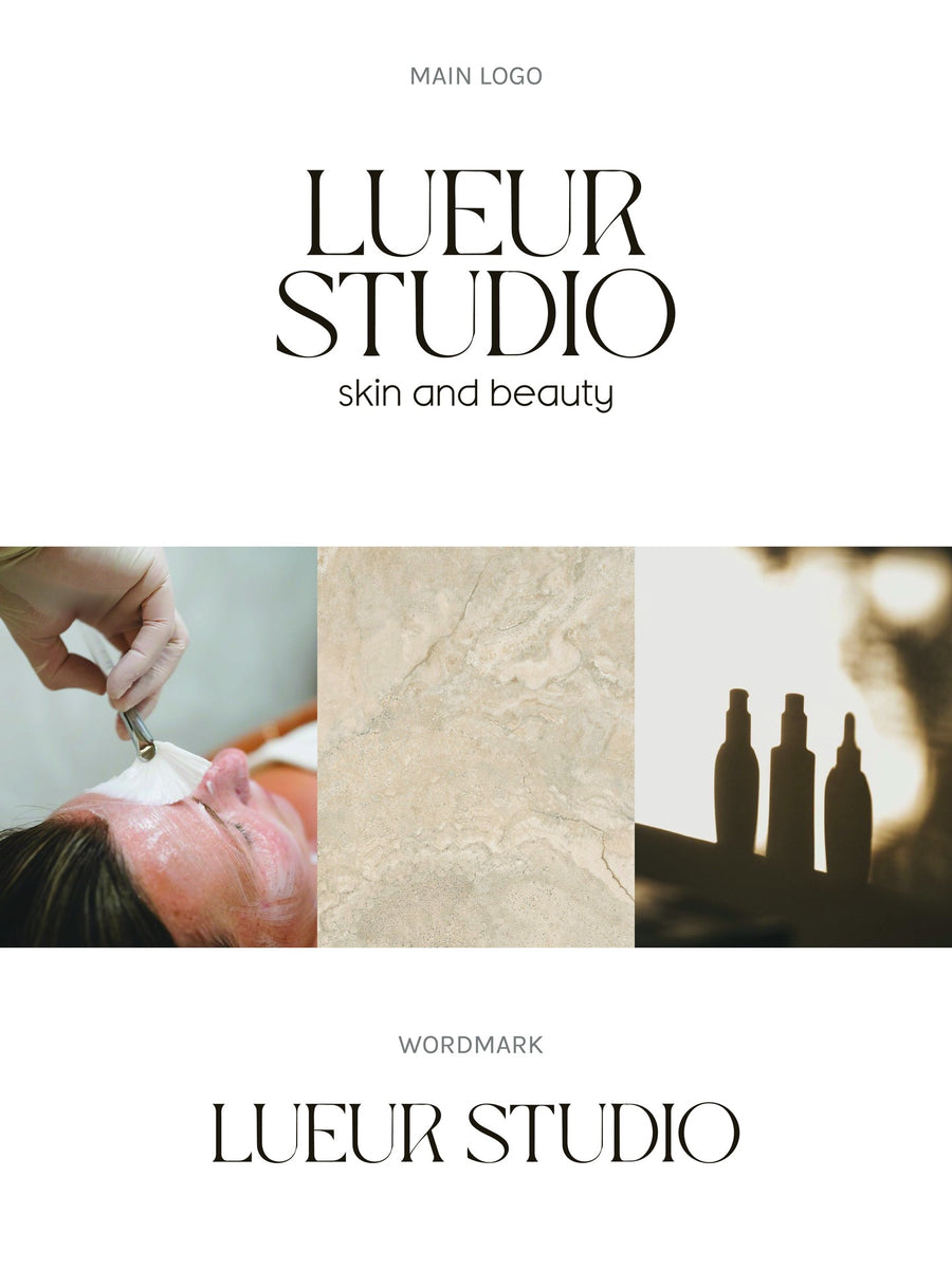 Lueur Studio branding and website design by Click Clique