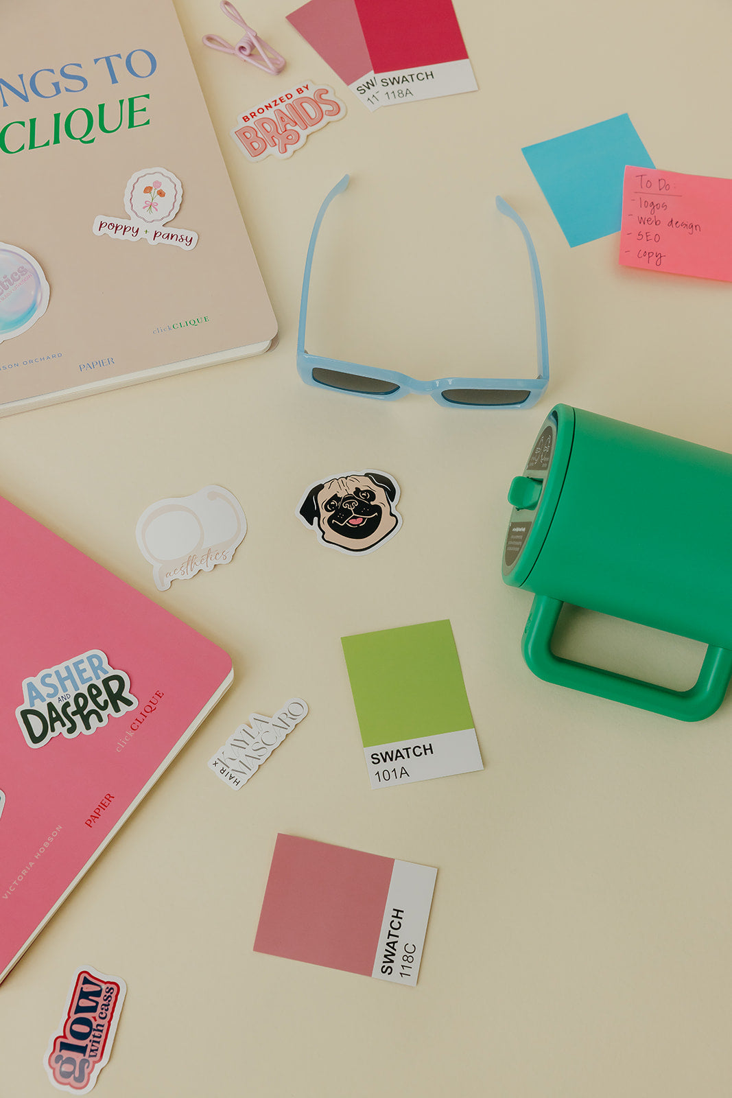 <p>We create custom logos and brand elements that reflect you.</p>