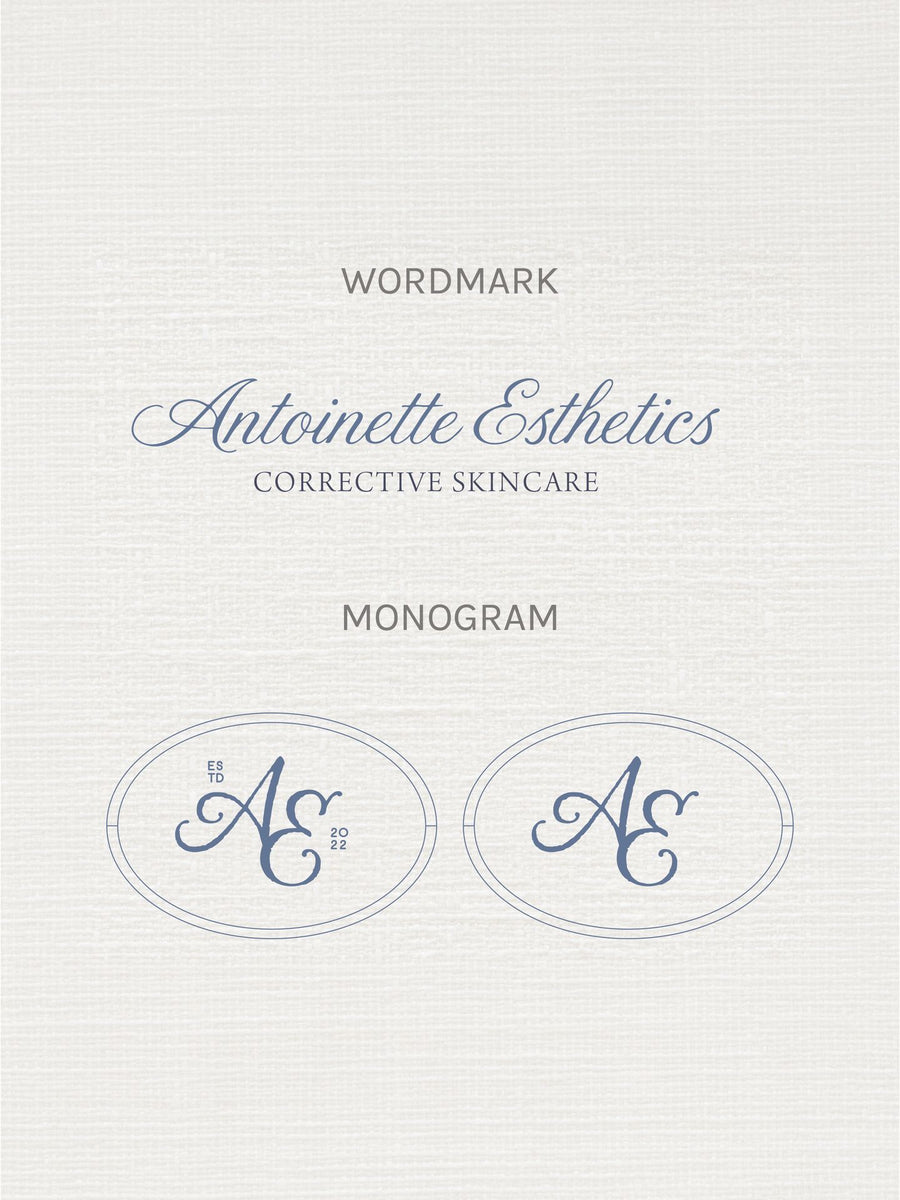 Antoinette Esthetics branding and website design by Click Clique