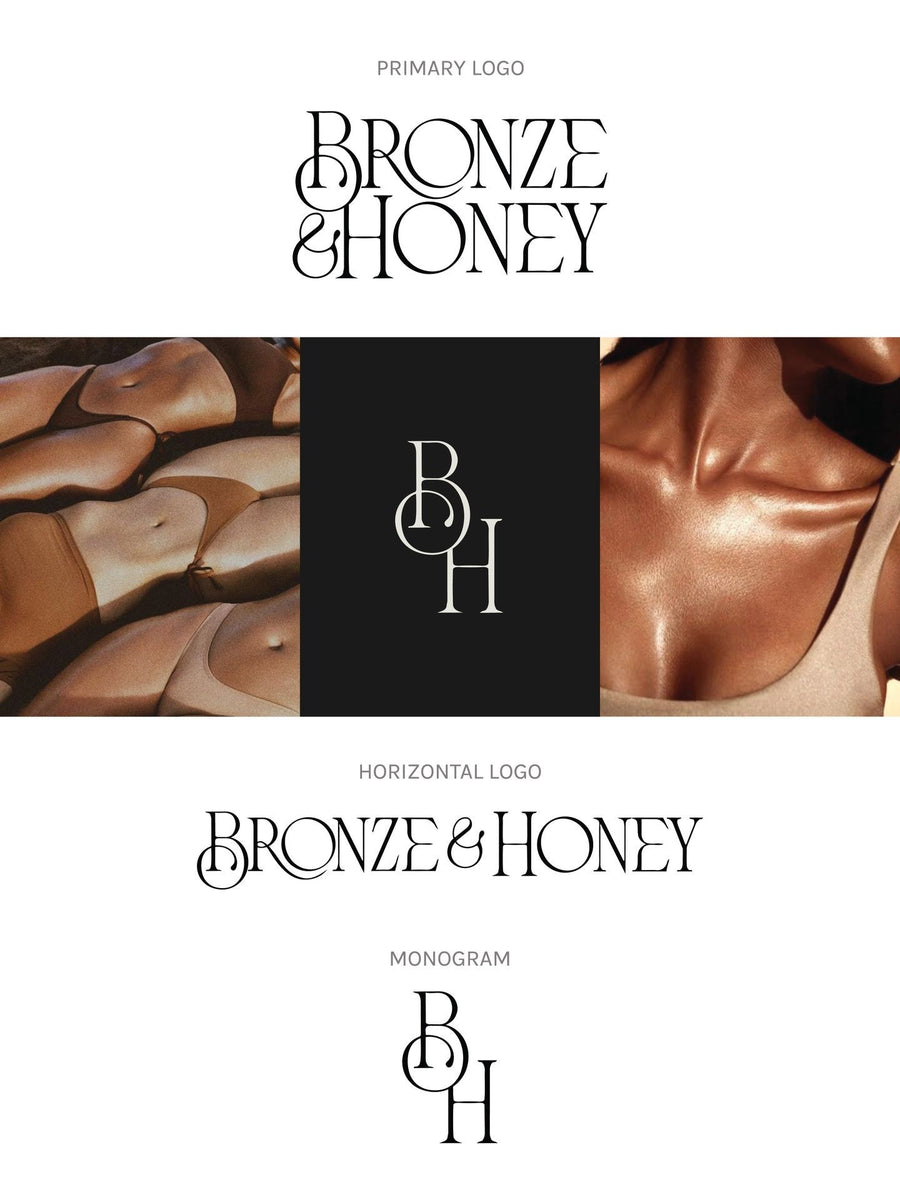 Bronze & Honey branding and website design by Click Clique
