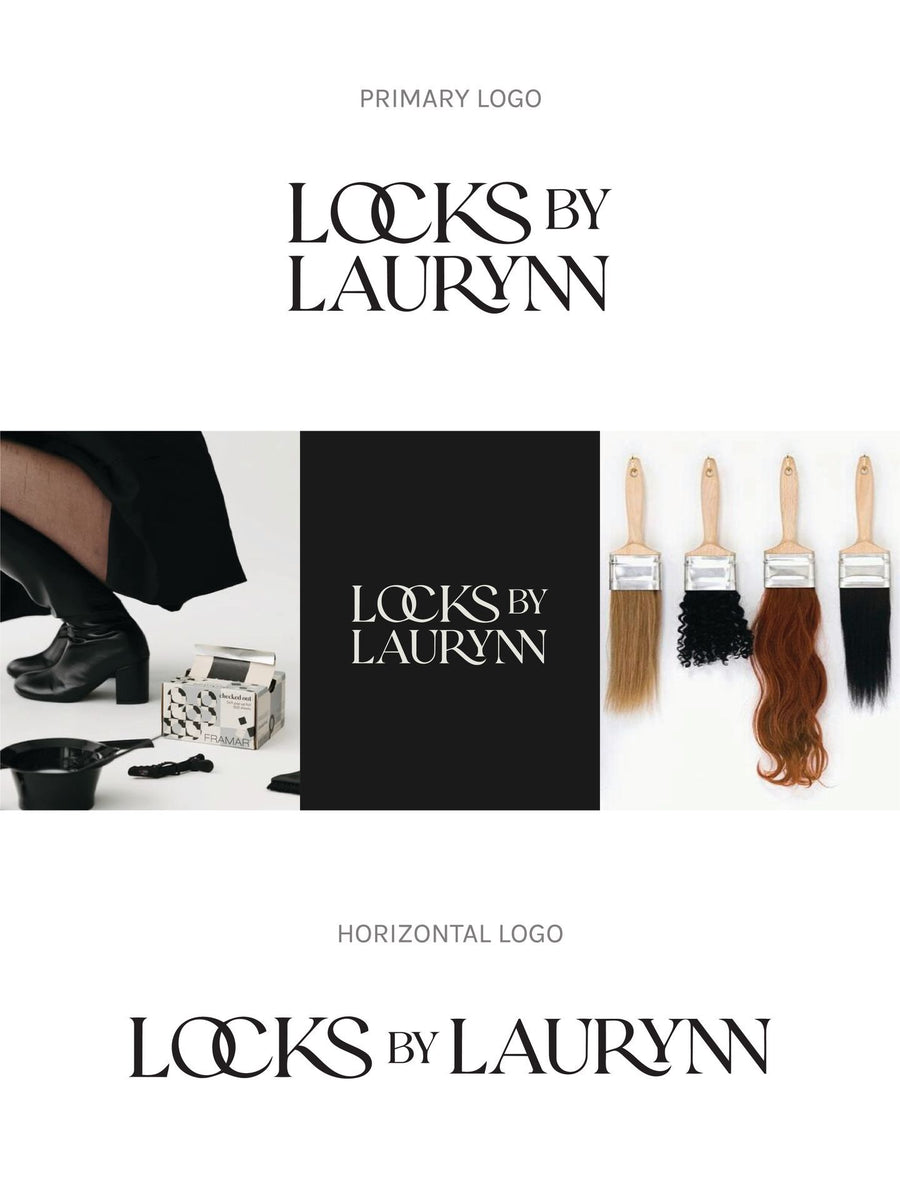 Locks by Laurynn branding and website design by Click Clique