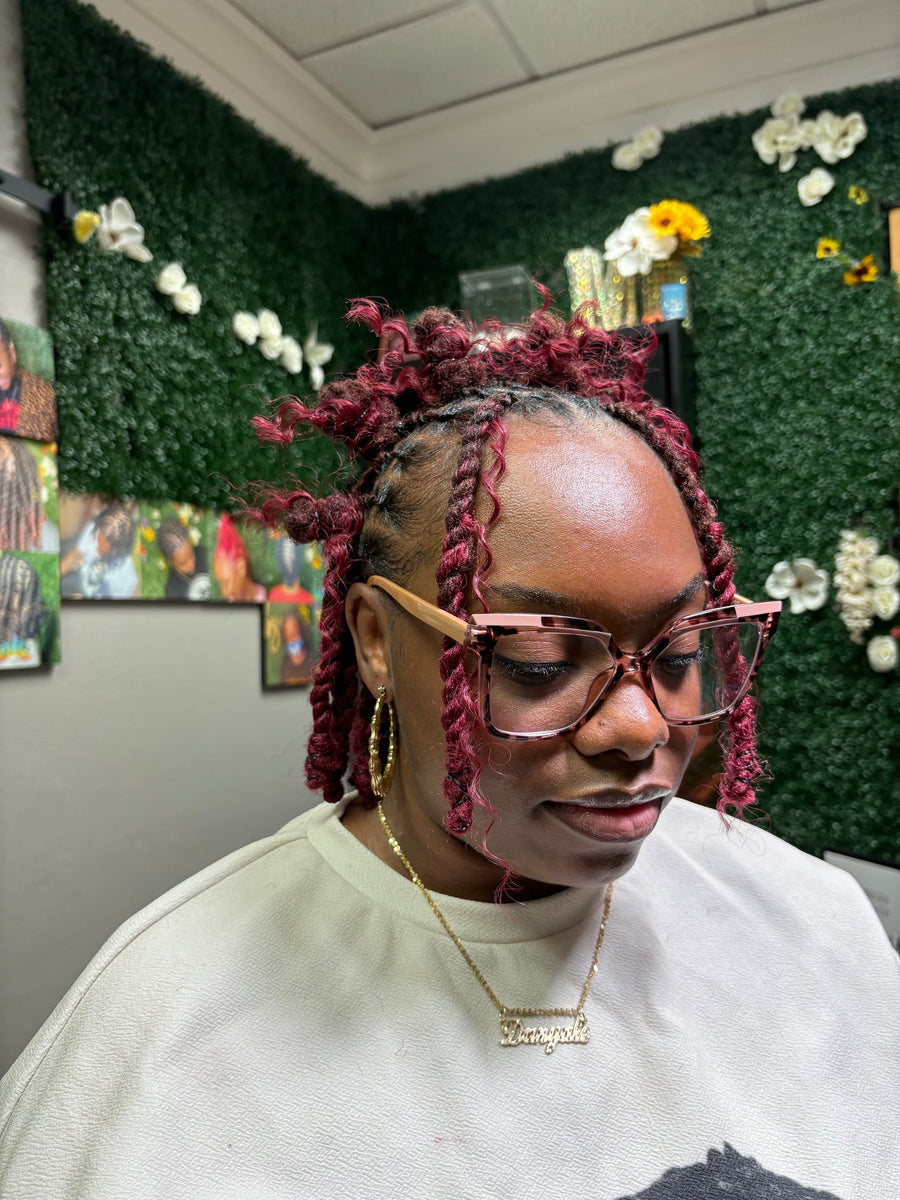 Locs By Asiaa website by Click Clique, luxury loctician in Fort Worth